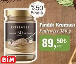 PATİSWİSS FINDIK KREMASI